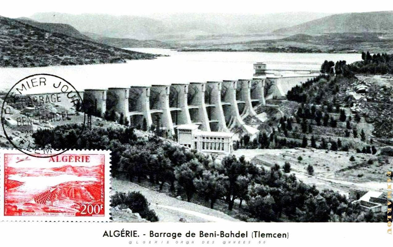 Beni-Bahdel - Tlemcen - Barrage - 1957 - 01.jpg